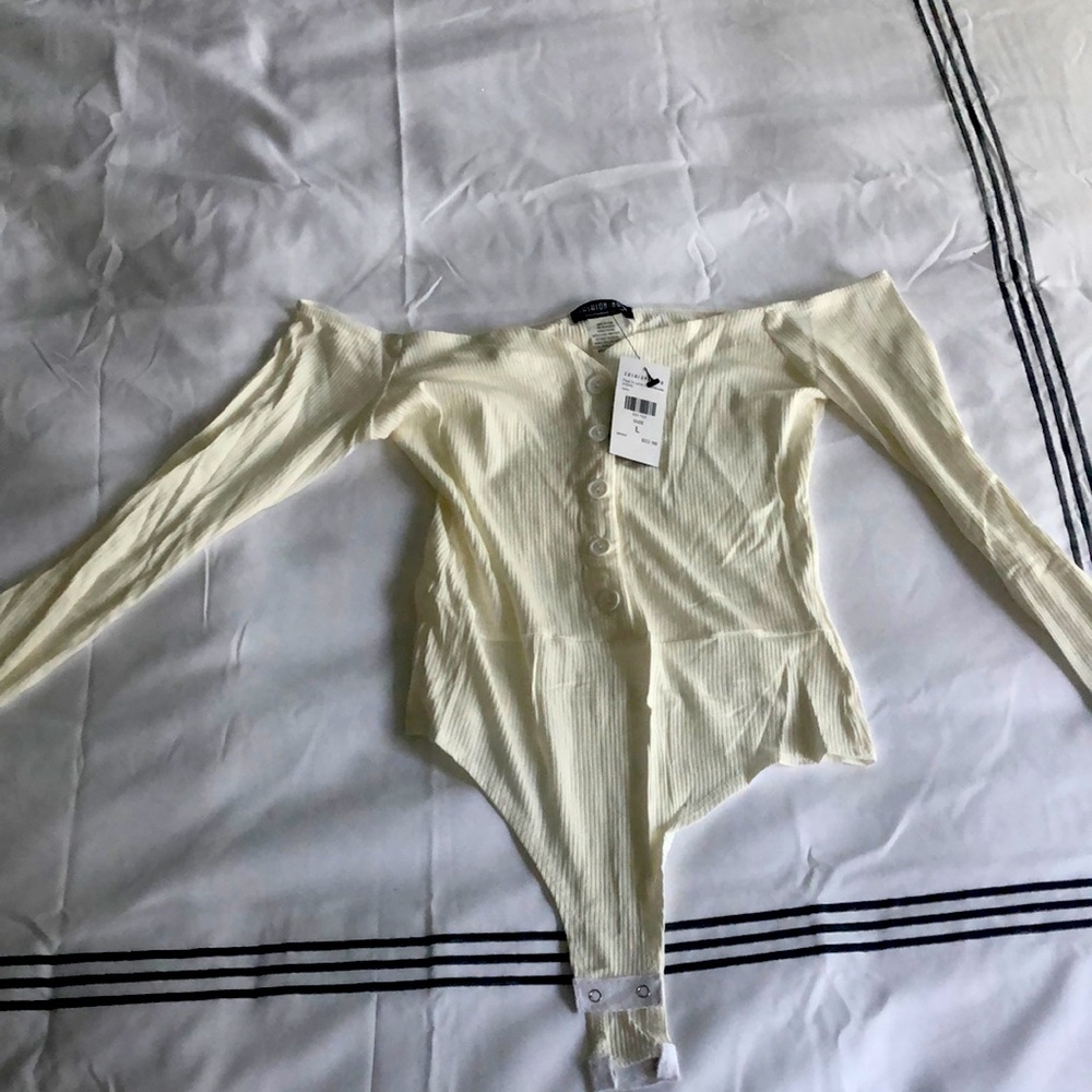 Fashion Nova off shoulder bodysuit